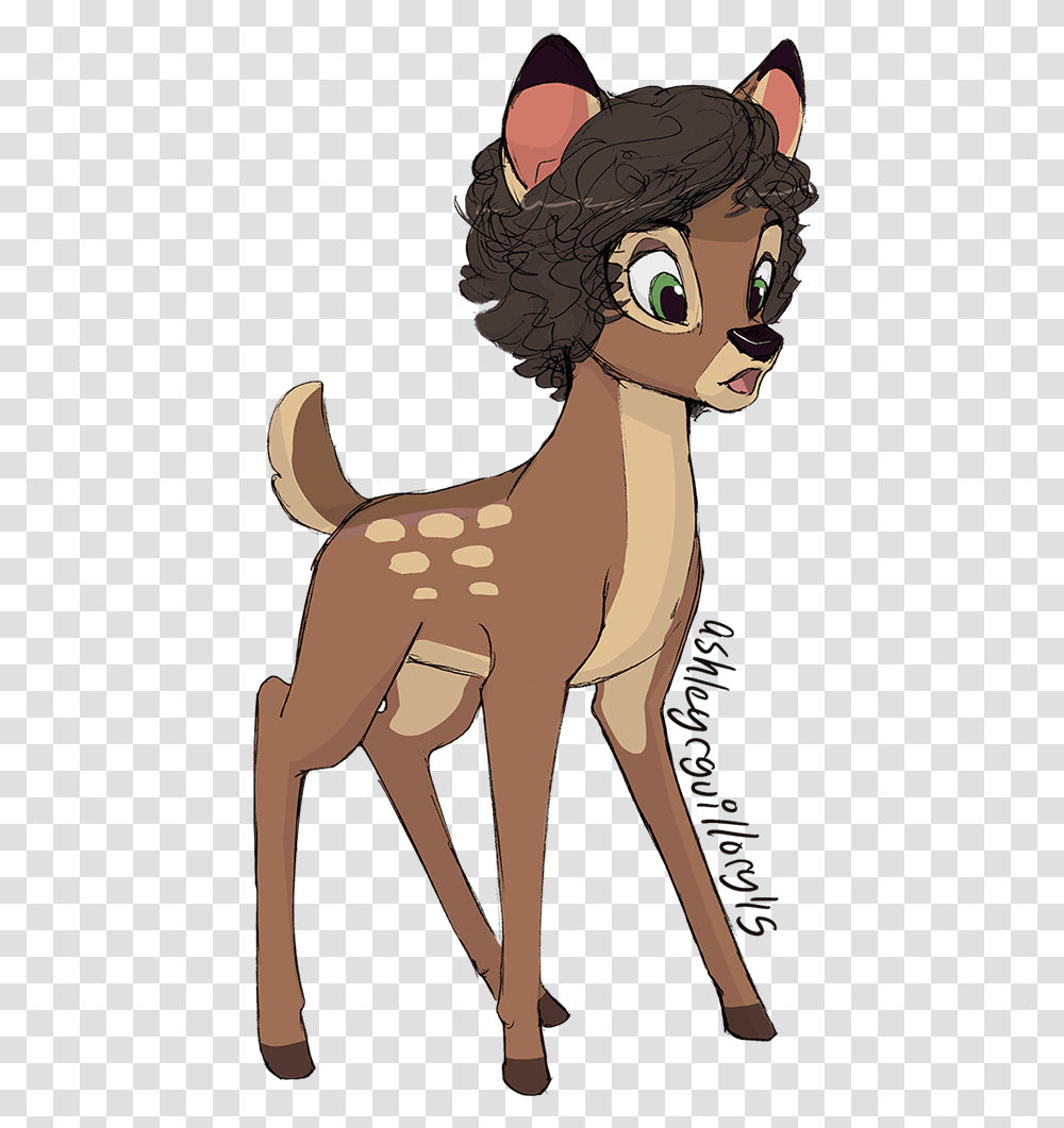 Drawing Songs Direction Harry Styles As Bambi, Animal, Mammal, Person Transparent Png