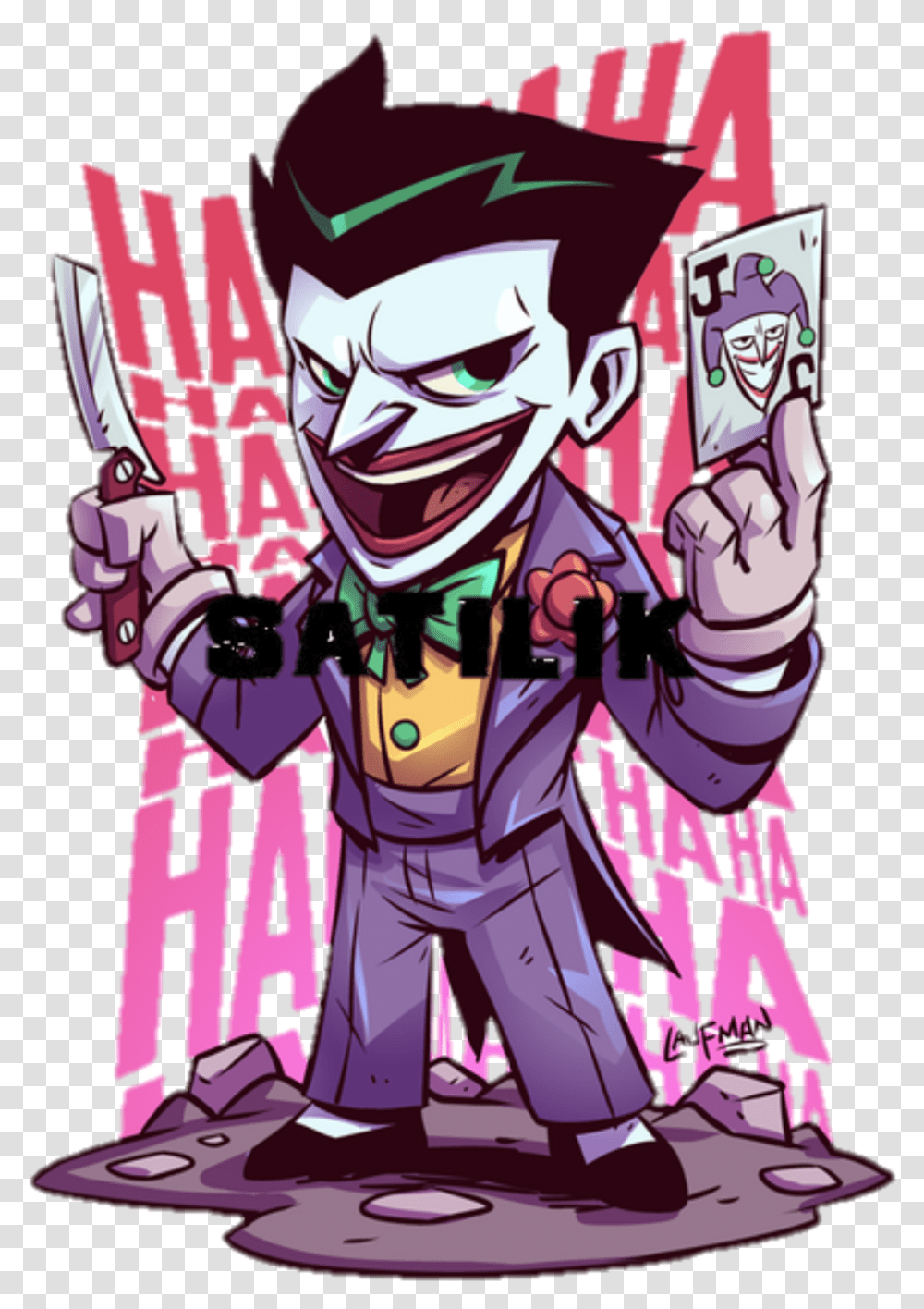 Drawing Spiderman Joker Chibi Joker, Hand, Poster Transparent Png