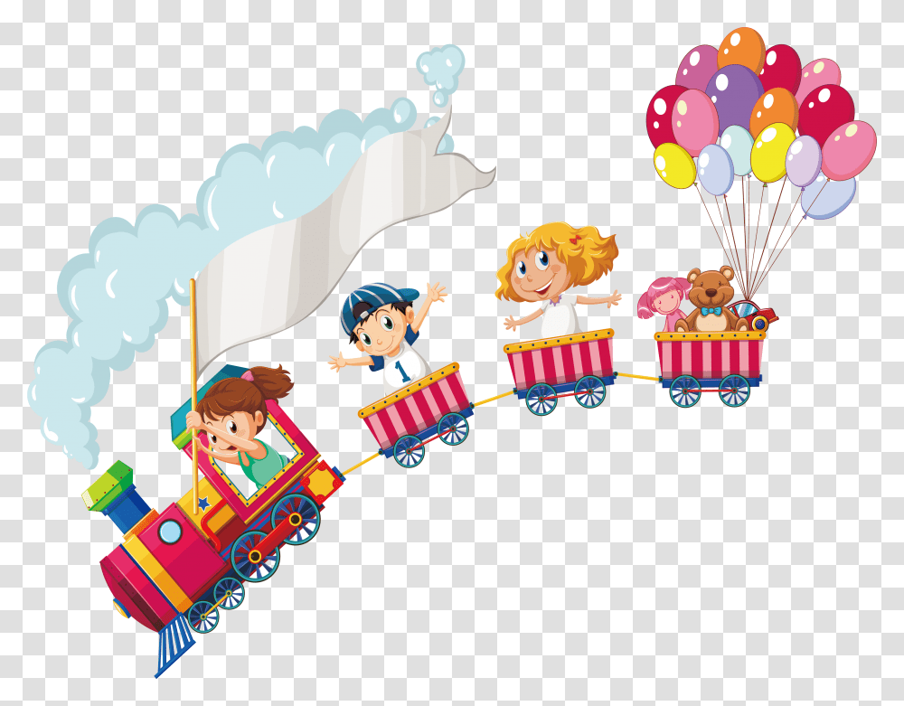 Drawing Stock Illustration Child Illustration Border Template Train, Food, Leisure Activities, Candy Transparent Png