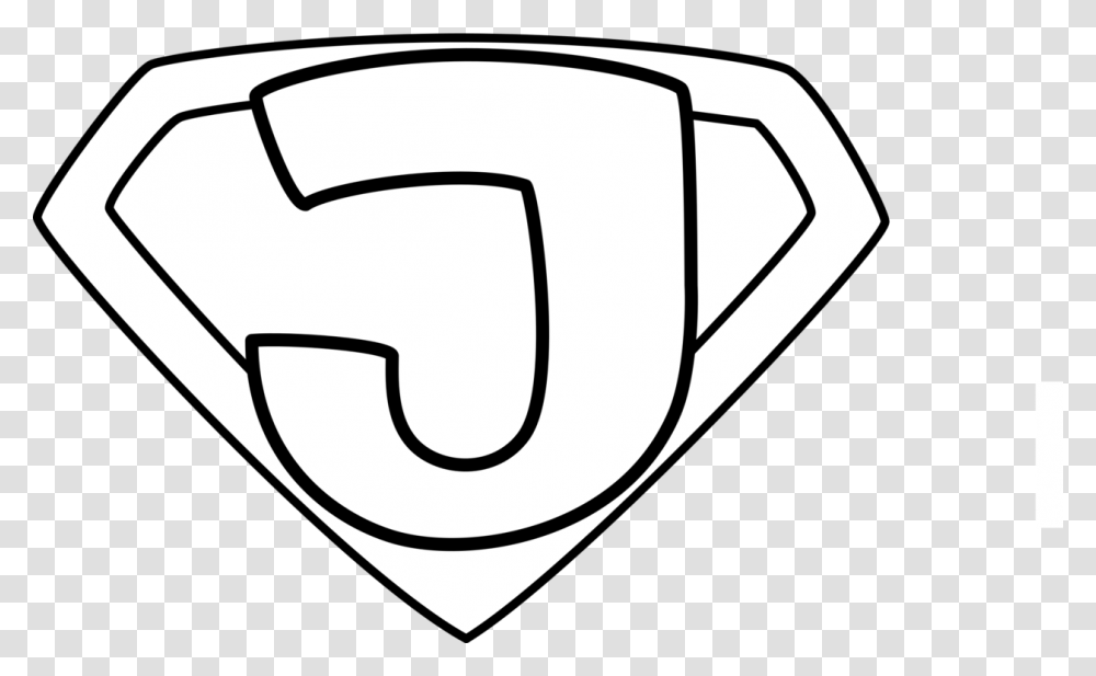 Drawing Superman Superhero Christianity Black And White Free, Label, Logo Transparent Png