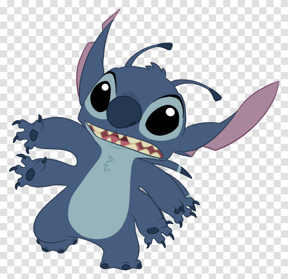 Drawing Thing Draw Stitch Lilo And Stitch Four Arms, Animal, Sea Life Transparent Png