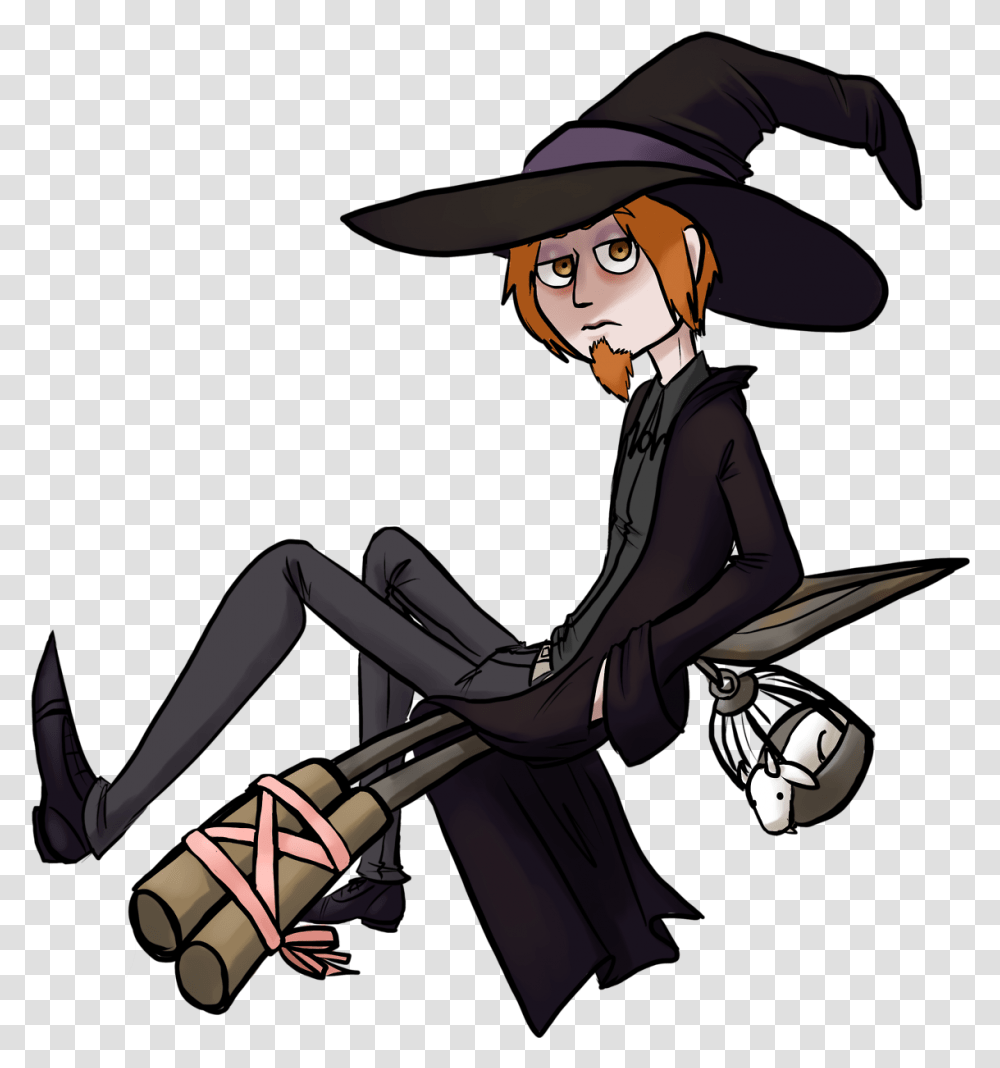 Drawing Witches Beginner Cartoon Pics Of Witches And Warlocks, Person, Human, Hat Transparent Png