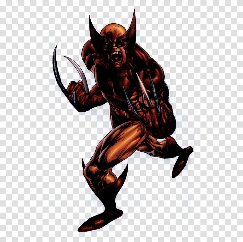 Drawing Wolverine Dark Dark Wolvrine, Person, Human, Statue Transparent Png