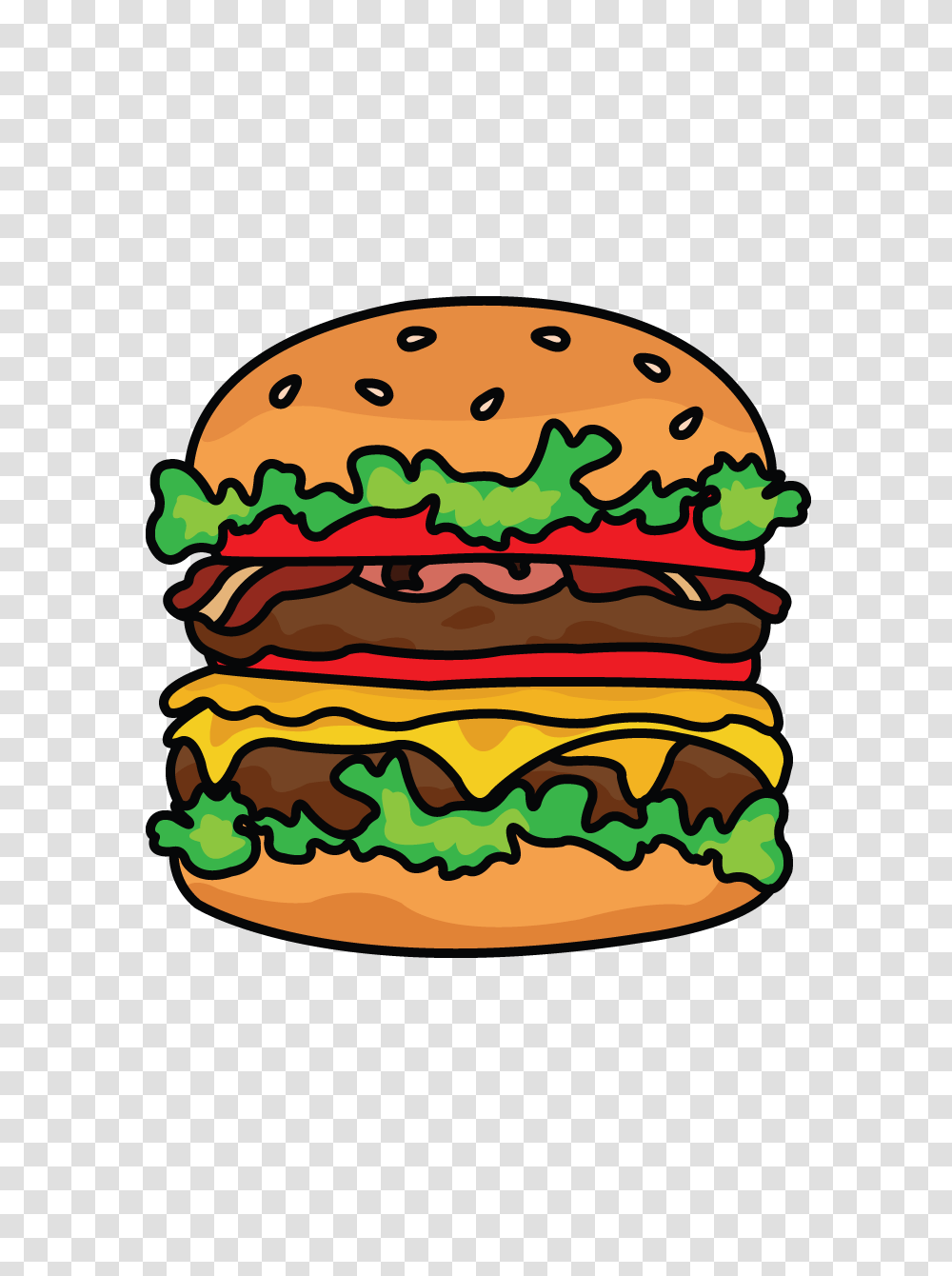 Drawissimo Kids How To Draw, Burger, Food Transparent Png