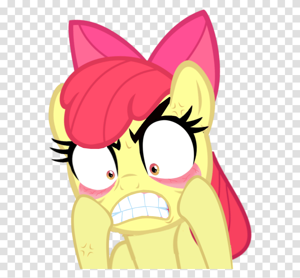 Drawn Anger Gritted Tooth Apple Bloom Angry, Angry Birds, Pillow Transparent Png