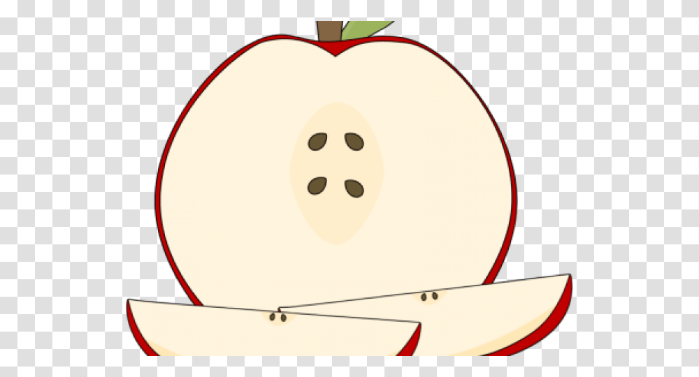 Drawn Apple Apple Slice Circle, Plant, Label, Fruit Transparent Png