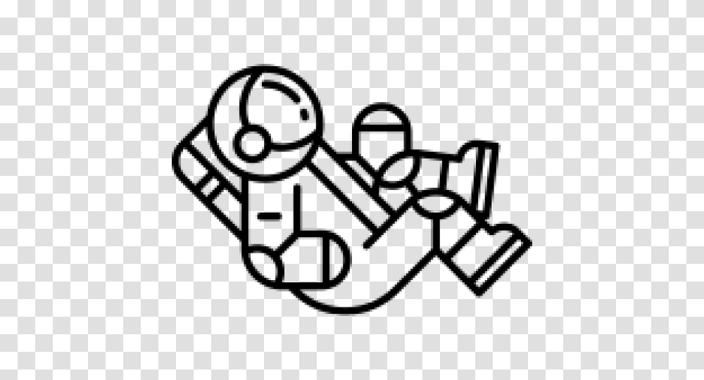 Drawn Astronaut, Gray, World Of Warcraft Transparent Png