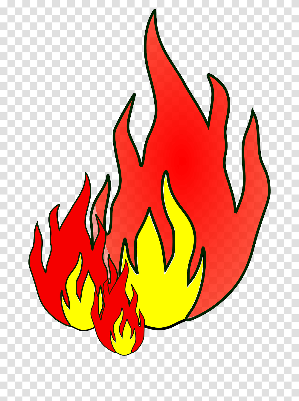 Drawn Building Fire Drawing, Flame, Bonfire, Ketchup, Food Transparent Png