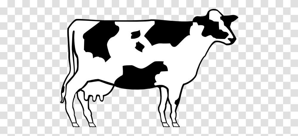 Drawn Cattle Simple, Cow, Mammal, Animal, Dairy Cow Transparent Png