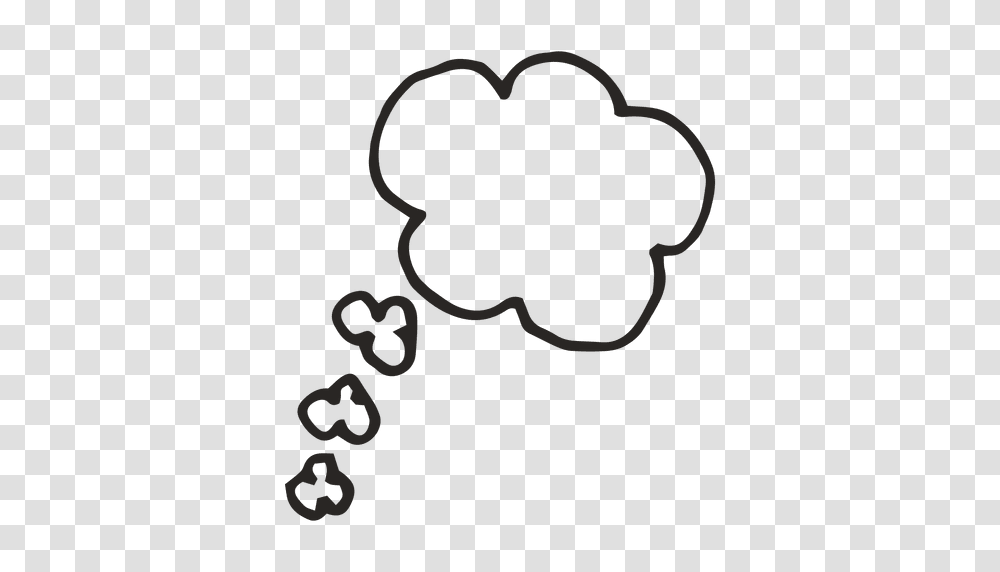 Drawn Cloud Thinking, Alphabet, Heart Transparent Png