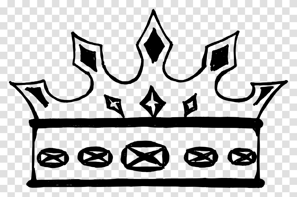 Drawn Crown File, Jewelry, Accessories, Accessory, Stencil Transparent Png