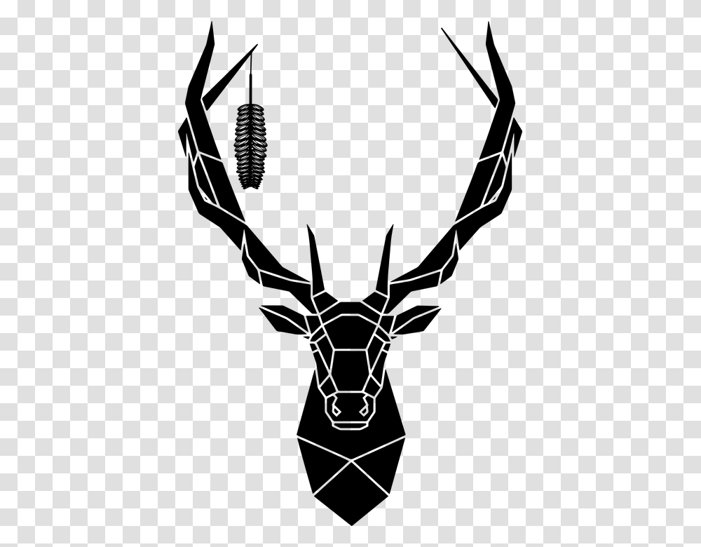 Drawn Deer Skull, Gray, World Of Warcraft Transparent Png