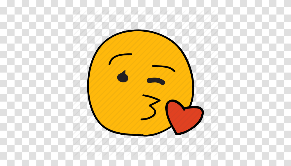Drawn Emoji Face Hand Heart Kiss Pout Icon, Egg, Food, Rubber Eraser, Sweets Transparent Png