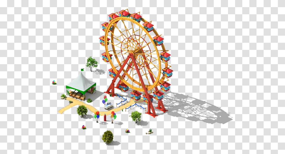 Drawn Ferris Wheel Pixel, Amusement Park, Theme Park, Chandelier, Lamp Transparent Png