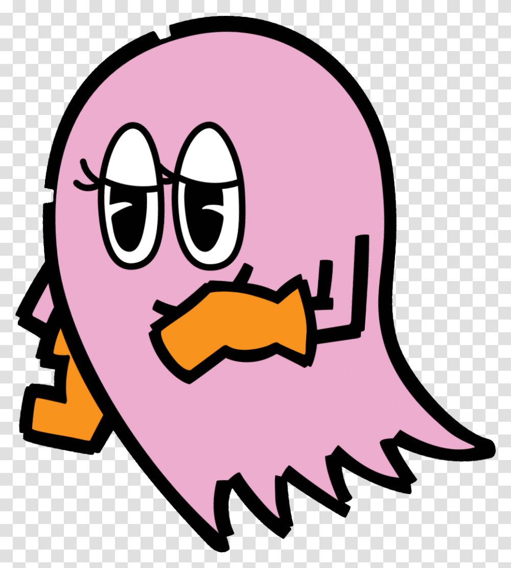 Drawn Ghost Pac Man, Hand, Label Transparent Png