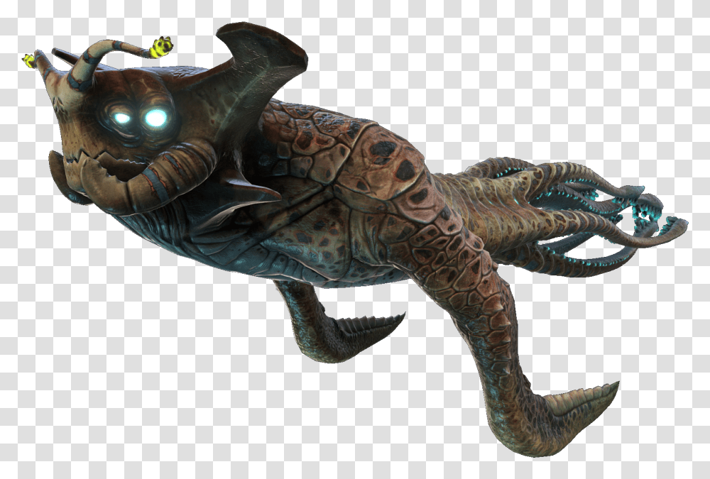 Drawn Grain Sea Creature Emperor Subnautica Leviathan, Turtle, Reptile, Sea Life, Animal Transparent Png