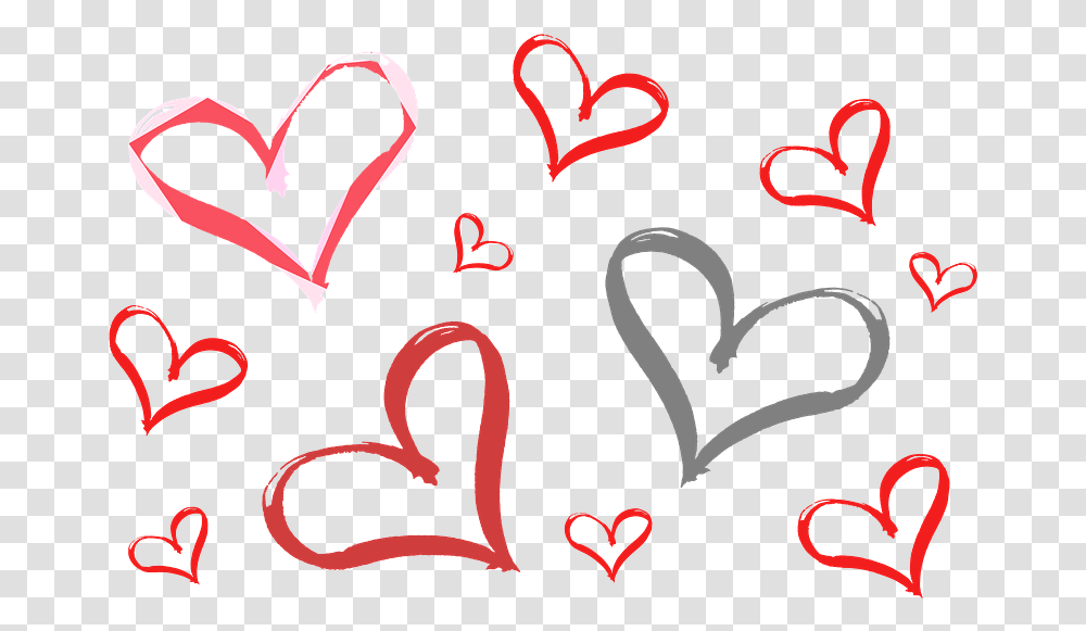 Drawn Hearts Clipart Free Download Creazilla Heart Clipart, Graphics, Text, Floral Design, Pattern Transparent Png