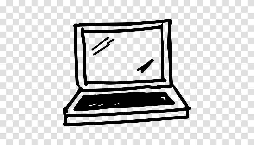 Drawn Lines Laptop Transparent Png