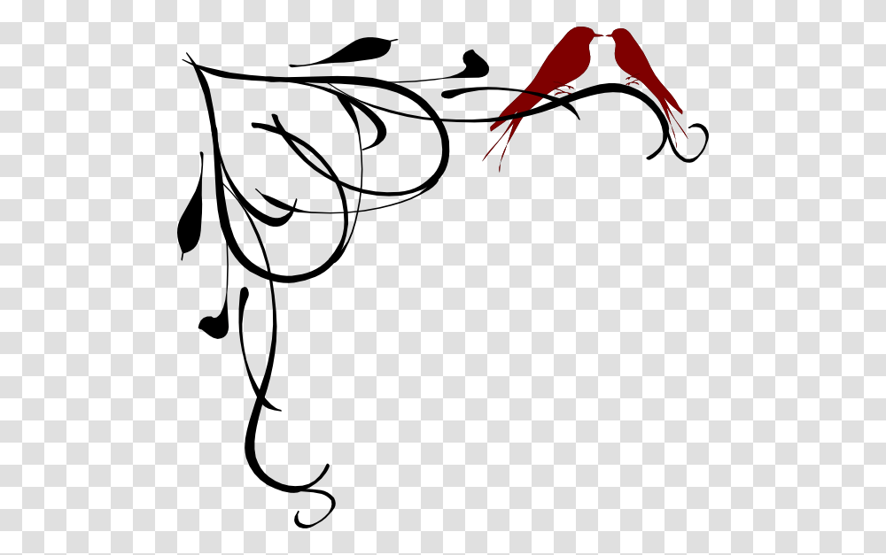 Drawn Lovebird Wedding, Floral Design, Pattern Transparent Png