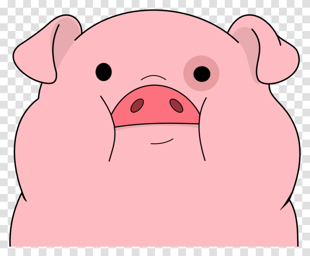 Drawn Pig Gravity Falls, Snout, Mammal, Animal, Piggy Bank Transparent Png