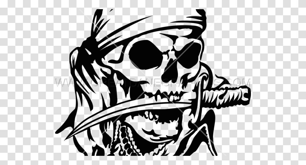 Drawn Pirate Knife Background Pirate Skull, Arrow, Weapon, Weaponry Transparent Png