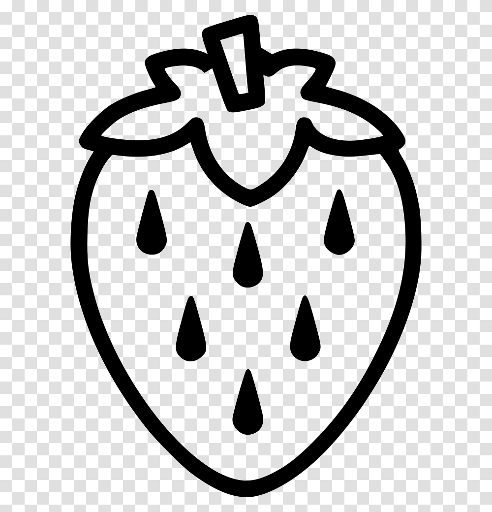 Drawn Strawberry, Stencil, Pillow, Cushion, Grenade Transparent Png