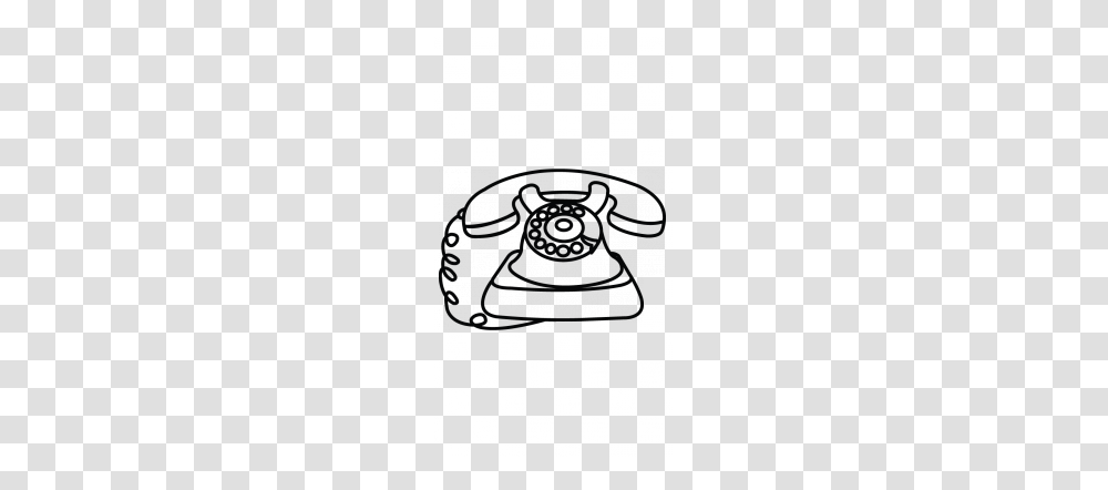 Drawn Telephone Old, Electronics, Cooktop, Indoors, Dial Telephone Transparent Png