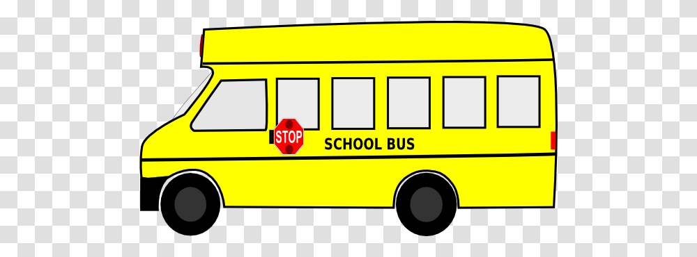 Drawn Toon Bus, Vehicle, Transportation, School Bus, Moving Van Transparent Png