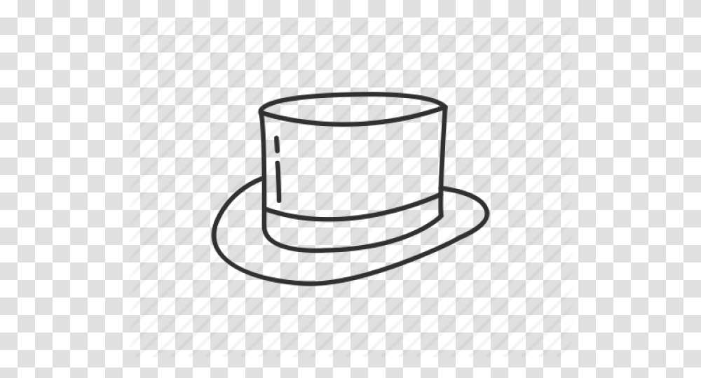 Drawn Top Hat Beaver Hat, Apparel, Cowboy Hat, Rug Transparent Png