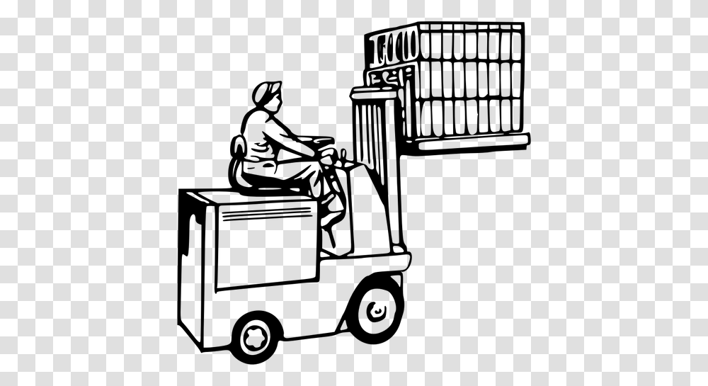 Drawn Truck Forklift Truck, Gray, World Of Warcraft Transparent Png