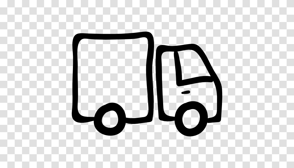Drawn Truck Hand Drawn, Van, Vehicle, Transportation, Lawn Mower Transparent Png