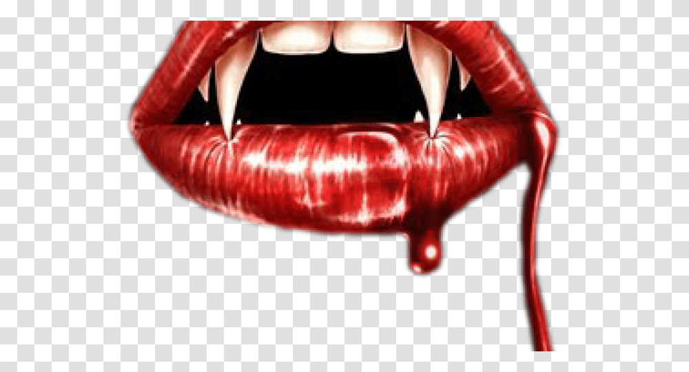 Drawn Vampire Mouth Vampire Fangs Dripping Blood, Teeth, Lip, Person, Human Transparent Png
