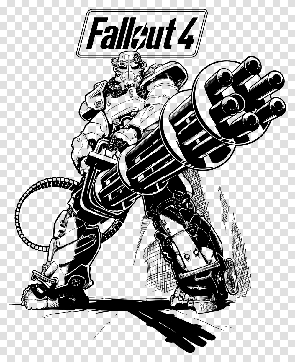 Drawn Wallpaper Fallout 4 Fallout, Gray, World Of Warcraft Transparent Png