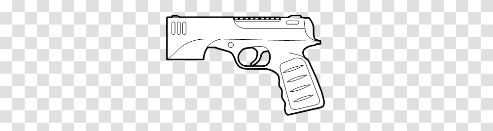 Drawn Weapon Laser Gun, Weaponry, Handgun Transparent Png