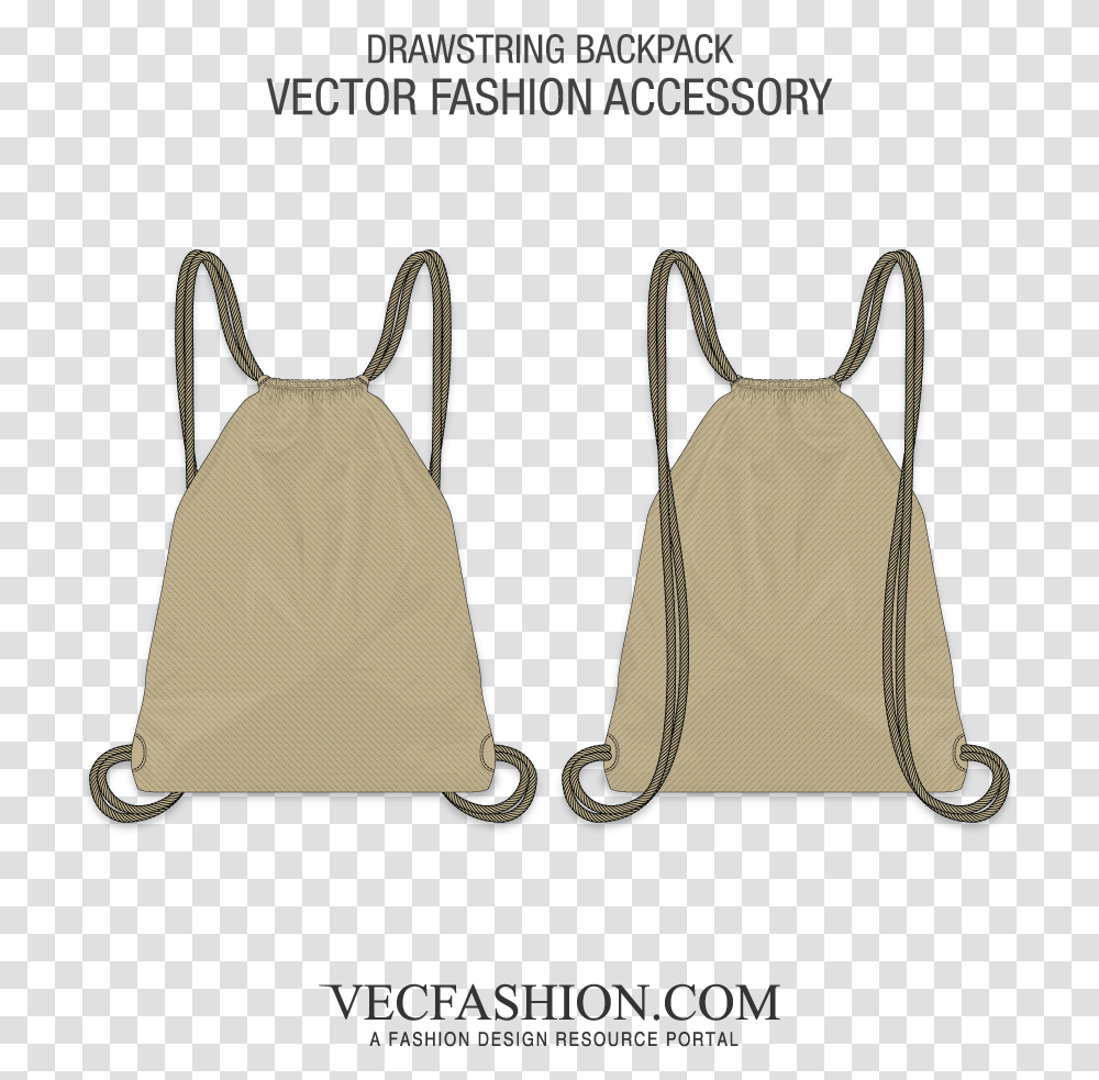 Drawstring Backpack Vector TemplateClass Lazyload String Bag Vector, Apparel, Sack, Accessories Transparent Png
