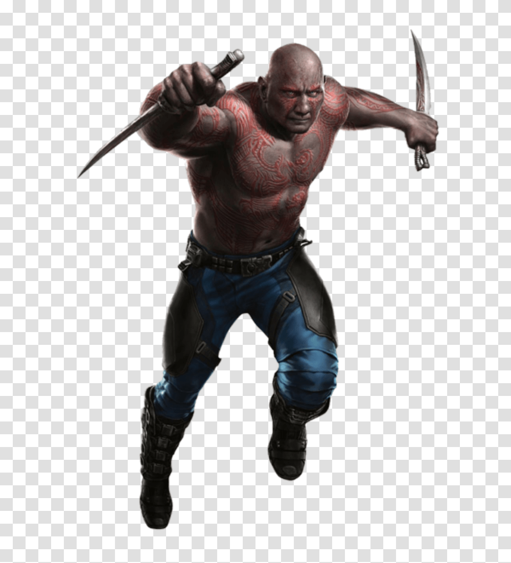 Drax Ffmcu Wiki Fandom Powered, Ninja, Person, Duel, Weapon Transparent Png