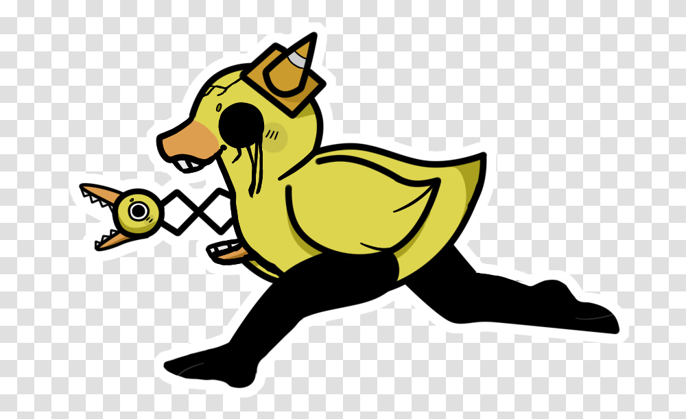 Dread Ducky Sticker Idea Cartoon, Animal, Bird Transparent Png