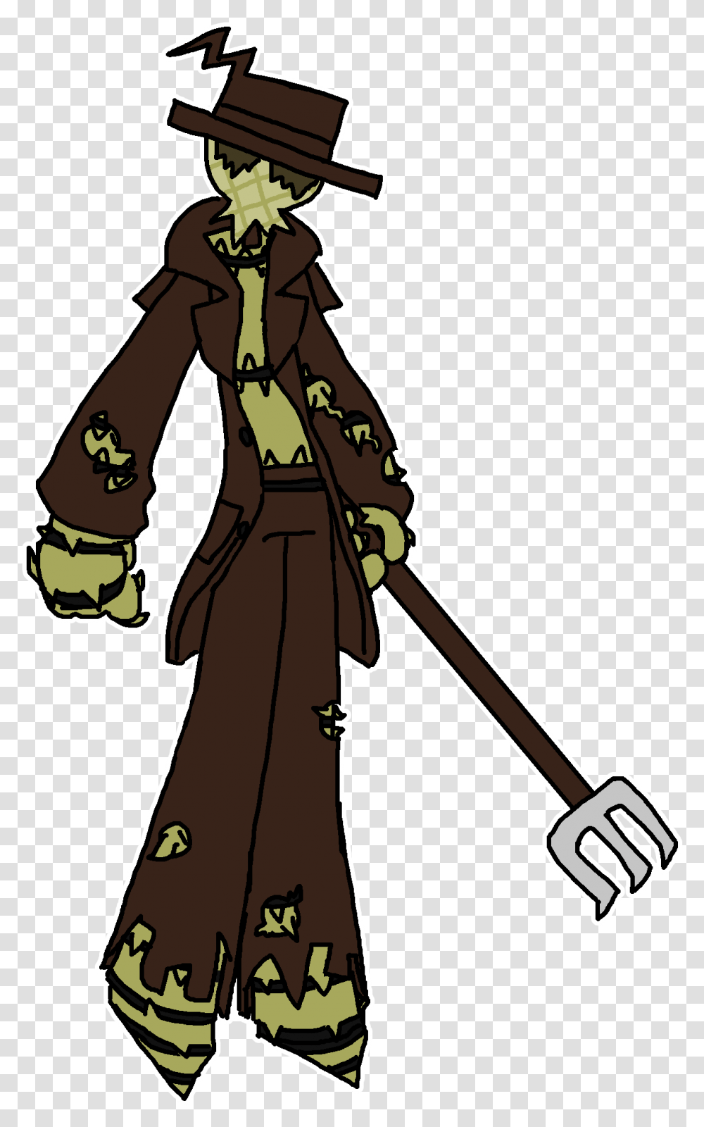 Dreadguy Scarecrow Illustration, Person, Human, Apparel Transparent Png