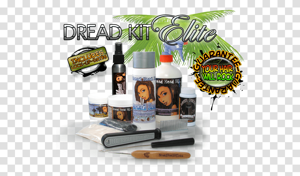 Dreadhead Kit, Bottle, Coffee Cup, Cosmetics Transparent Png