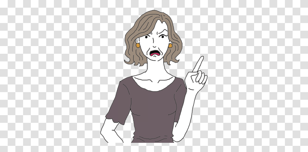 Dream About A Mad Mother Angry Mother Pointing Full Angry Mother, Performer, Person, Face, Clown Transparent Png