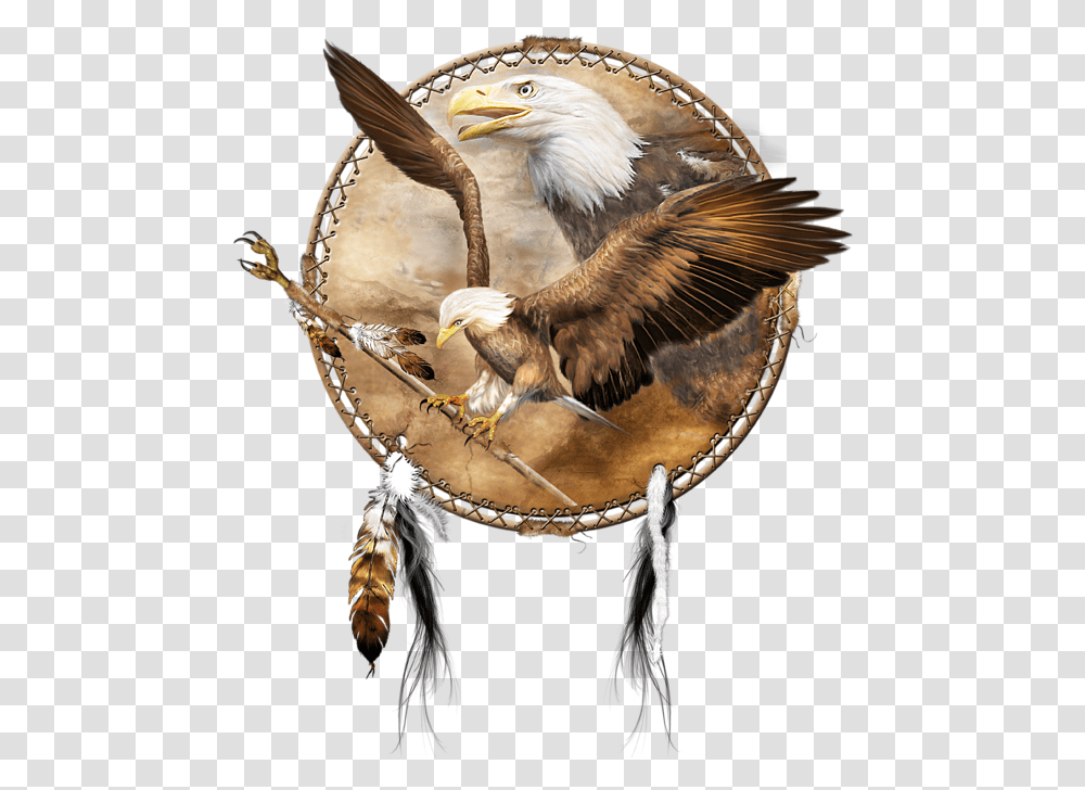 Dream Catcher Spirit Of The Red Fox, Eagle, Bird, Animal, Bald Eagle Transparent Png
