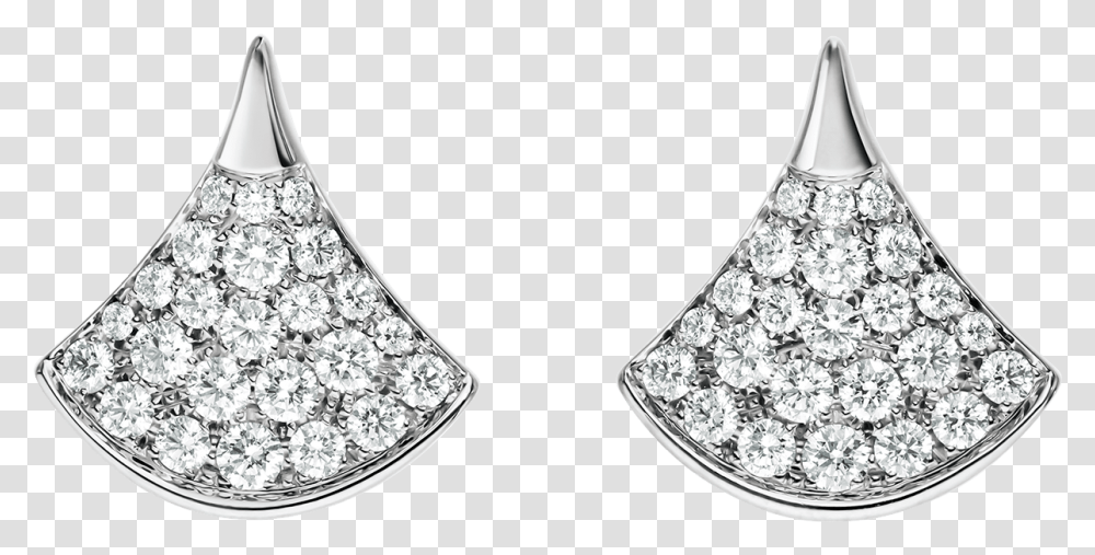 Dream Earrings Bvlgari White Gold Earings, Diamond, Gemstone, Jewelry, Accessories Transparent Png