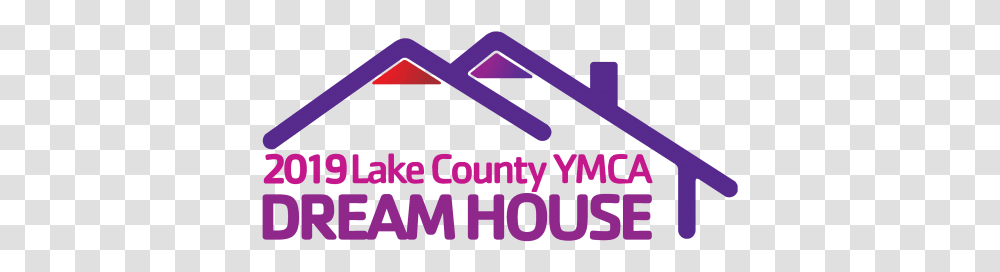 Dream House Main Lake County Ymca Sign, Text, Purple, Label, Alphabet Transparent Png