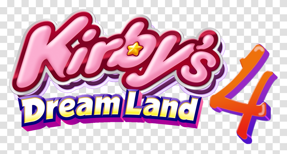 Dream Land Wii Game Kirby Return To Dreamland Logo, Food, Text, Icing, Cream Transparent Png