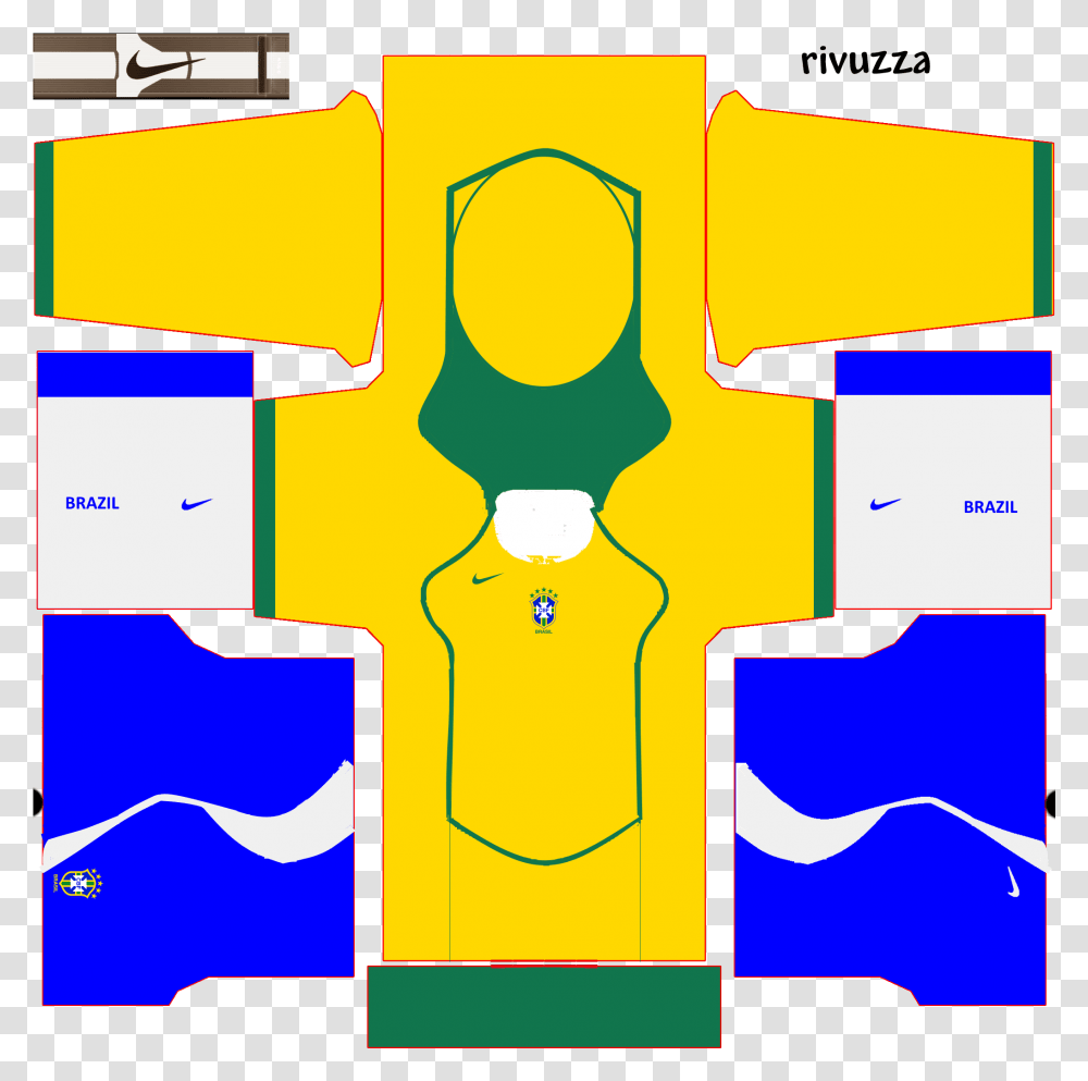 Dream League Soccer 2018 Brazil Kits, Tie Transparent Png