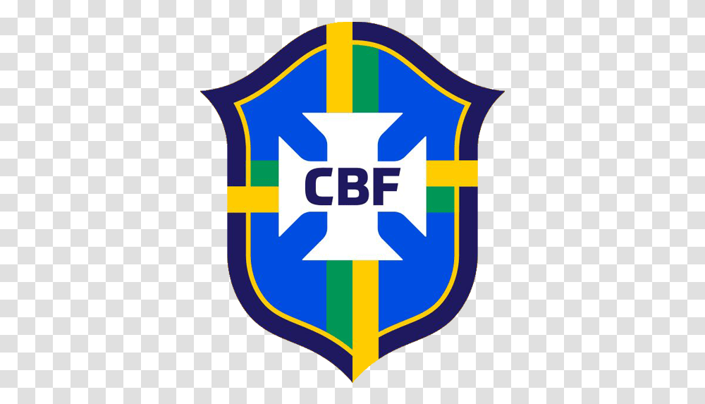 Dream League Soccer Kits Brazil Football Logo, Armor, Shield, Symbol, Trademark Transparent Png