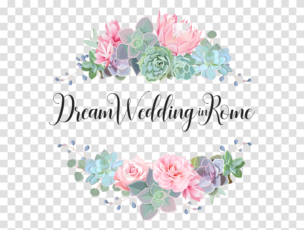 Dream Wedding In Rome Corona De Flores Fondo, Floral Design, Pattern Transparent Png