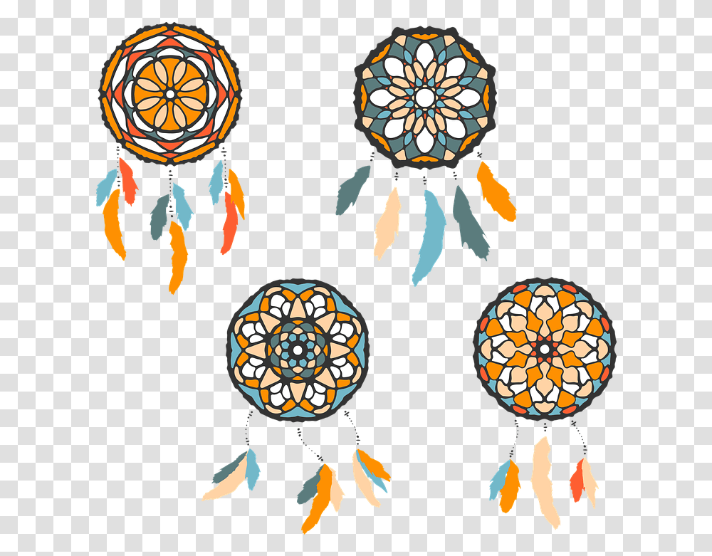 Dreamcatcher Abstract Orange Free Vector Graphic On Pixabay Dream Catcher Abstract, Art, Pattern, Accessories, Accessory Transparent Png