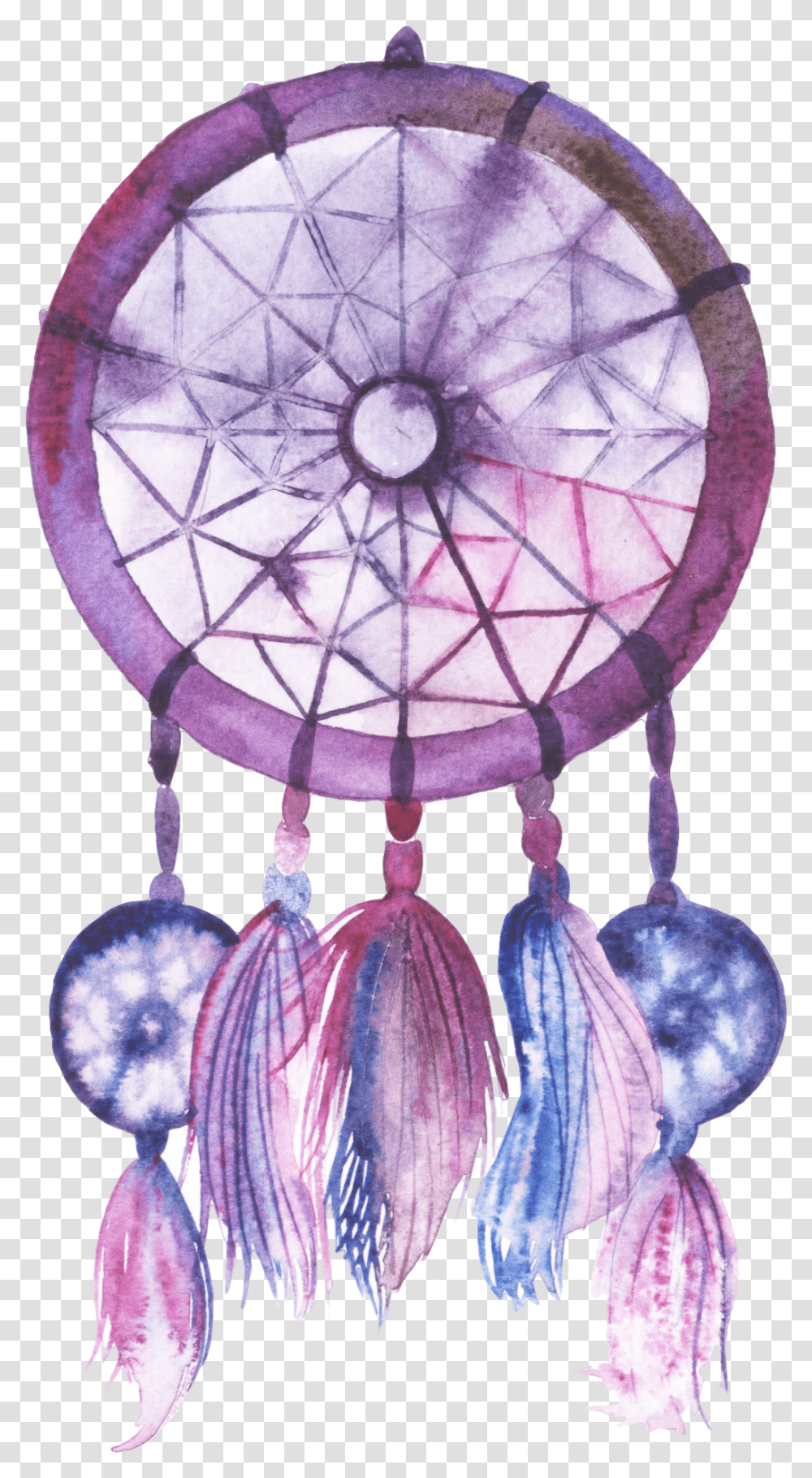 Dreamcatcher Paper Clip Art Purple Dream Catcher Clipart, Lamp, Lampshade, Table Lamp, Home Decor Transparent Png