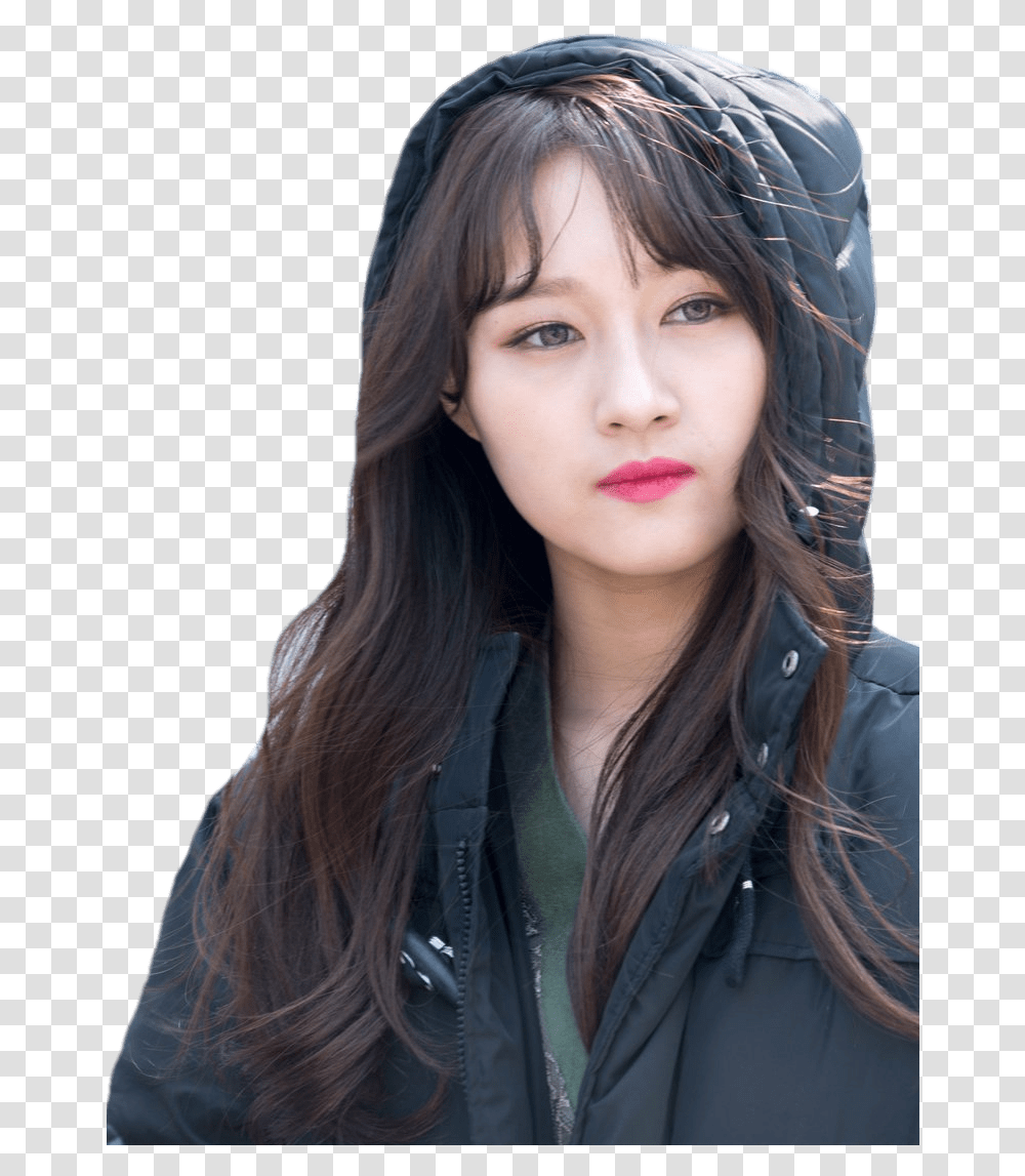 Dreamcatcher Siyeon Black Coat Lee Si Yeon Dreamcatcher, Face, Person, Female Transparent Png